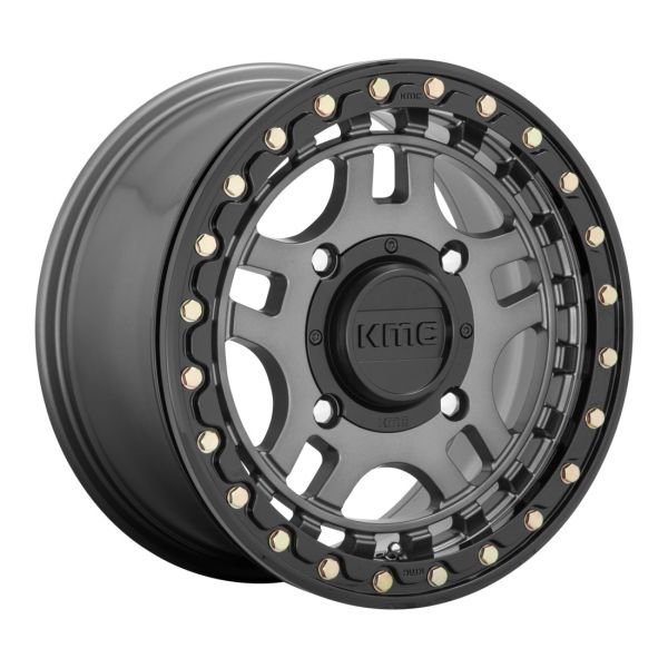 KS240 15X7 4X156 GMTL BLKRING 38MM