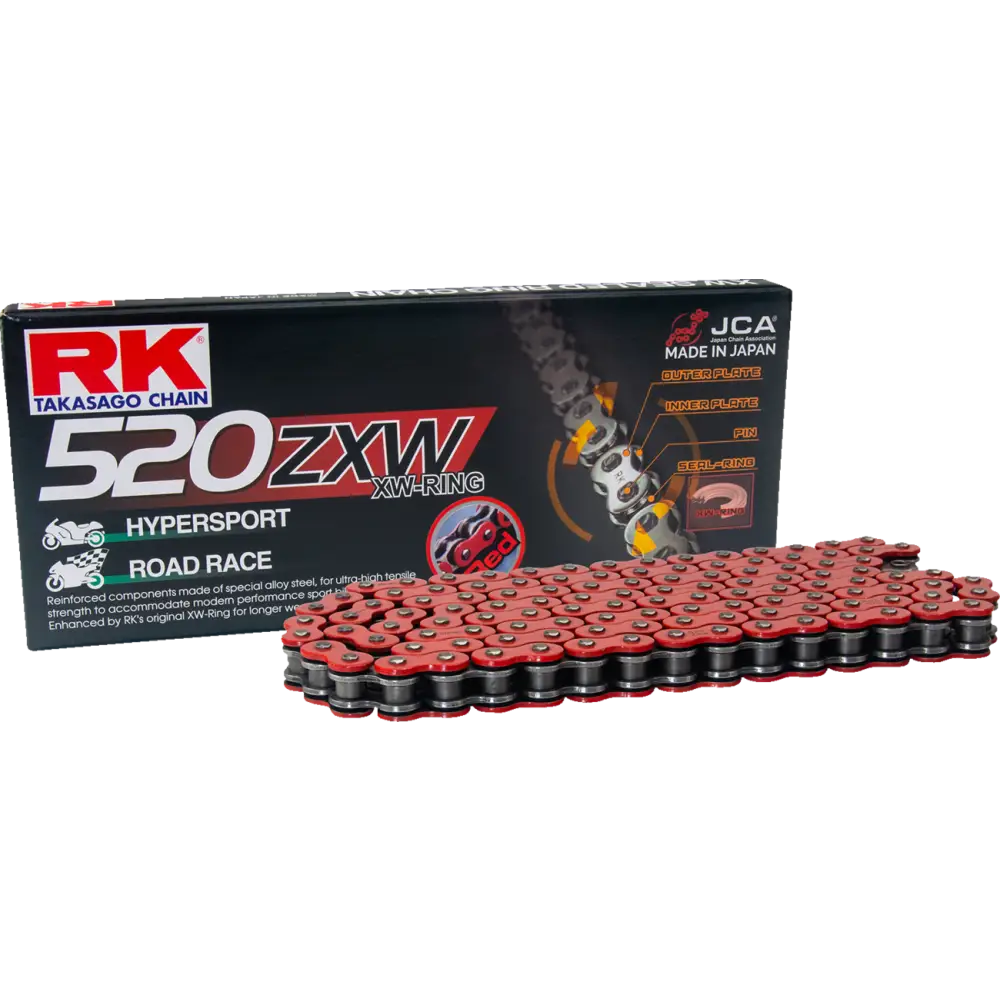 RK Chain RR520ZXW-170L XW-Ring - Red