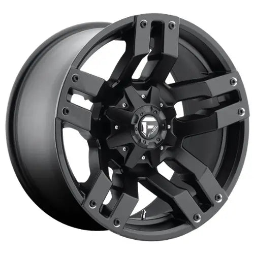 Fuel Wheels black auto part