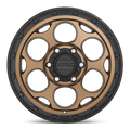 ~(37 lbs. 23X23X12)~ DIRTY HARRY 20x9 6x135.00 MATTE BRONZE W/ BLACK LIP (0 mm)