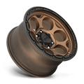 ~(37 lbs. 23X23X12)~ DIRTY HARRY 20x9 6x135.00 MATTE BRONZE W/ BLACK LIP (0 mm)