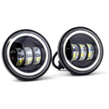 Letric Lighting 7? Full-Halo Chrome LED Headlight with (2) 4.5? Full-Halo Chrome Passing Lamps