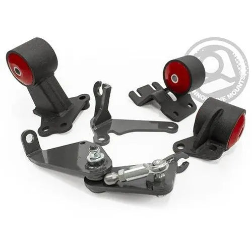 90-91 Integra 92-93 Integra GSR Conversion Engine Mount Kit B18A/B17A Manual Auto 2 Manual /Cable 2 Hydro 400-500HP 85A Grey No Actuator Innovative Mounts