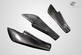 2013-2020 Scion FR-S Toyota 86 Subaru BRZ Carbon Creations GT500 V3 Rear Bumper Canards - 6 Piece