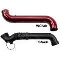 Wehrli 11-16 Duramax LML Passenger Side 3.5 in. Intercooler Pipe - Bengal Blue