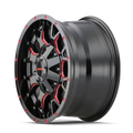 WARRIOR (8015) BLACK W/ PRISM RED