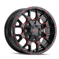 WARRIOR (8015) BLACK W/ PRISM RED