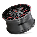 WARRIOR (8015) BLACK W/ PRISM RED