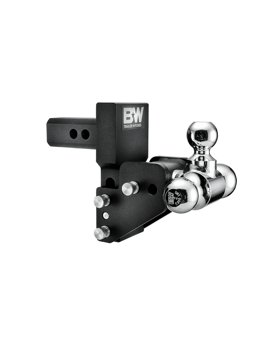 Tow and Stow 2 Inch Multi-Pro 1 7 8in x 2in x 2 5 16in Tri-Ball 2 1 2in Drop 3 1 2in Rise