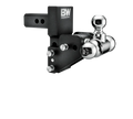 Tow and Stow 2 Inch Multi-Pro 1 7 8in x 2in x 2 5 16in Tri-Ball 2 1 2in Drop 3 1 2in Rise