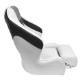 WISE 3338 BAJA XL BUCKET SEAT W/ FLIP UP BOLSTER WHITE/HOT TEAL