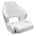 WISE 3338 BAJA XL BUCKET SEAT W/ FLIP UP BOLSTER WHITE/HOT TEAL