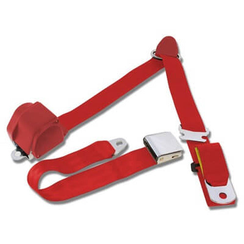 3-PT SEATBELT /BRITE RED