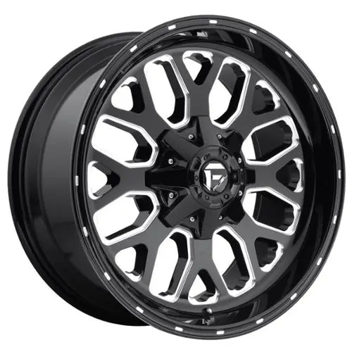 D588 20X12 5X4.5/5.0 GL-BLK-MIL -43
