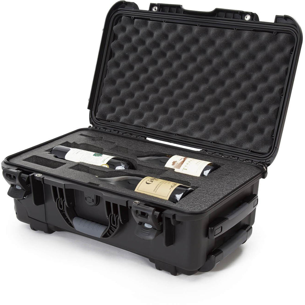 NANUK 935 CASE W/FOAM INSERT FOR 3 WINE BOTTLES BLACK INTERIOR: 20.5 X 11.3 X 7.5IN
