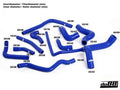 do88 91-97 Audi S4/S6/A6 2.2T C4 (AAN) Radiator Hoses - Black