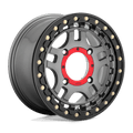 KS240 15X7 4X156 GMTL BLKRING 38MM