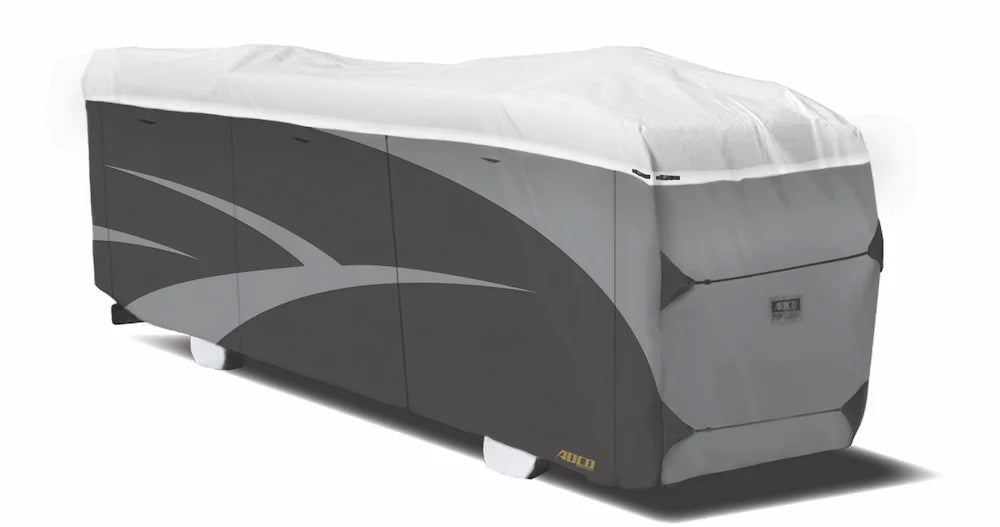 DESIGNER SFS AQUASHED CLASS A RV COVER 28 FT 1 IN 31 FT GRAY