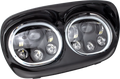 Letric Lighting Hdlght Dual W/Halo 5.75in Blk