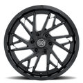 Method Raised MR801 20x9 / 6x5.5 BP / -12mm Offset / 106.25mm Bore - Gloss Black Milled Wheel