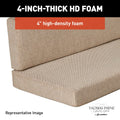 42IN DINETTE REPLACEMENT CUSHIONS GRUMMOND (SET OF 2 BOTTOM & 2 SIDE CUSHIONS)