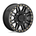 KS250 15X6 4X156 SBLK BLKRING 38MM