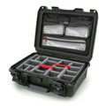 NANUK CASE W/LID ORG.W/DIVIDEROLIVE INTERIOR: 17 X 11.8 X 6.4IN