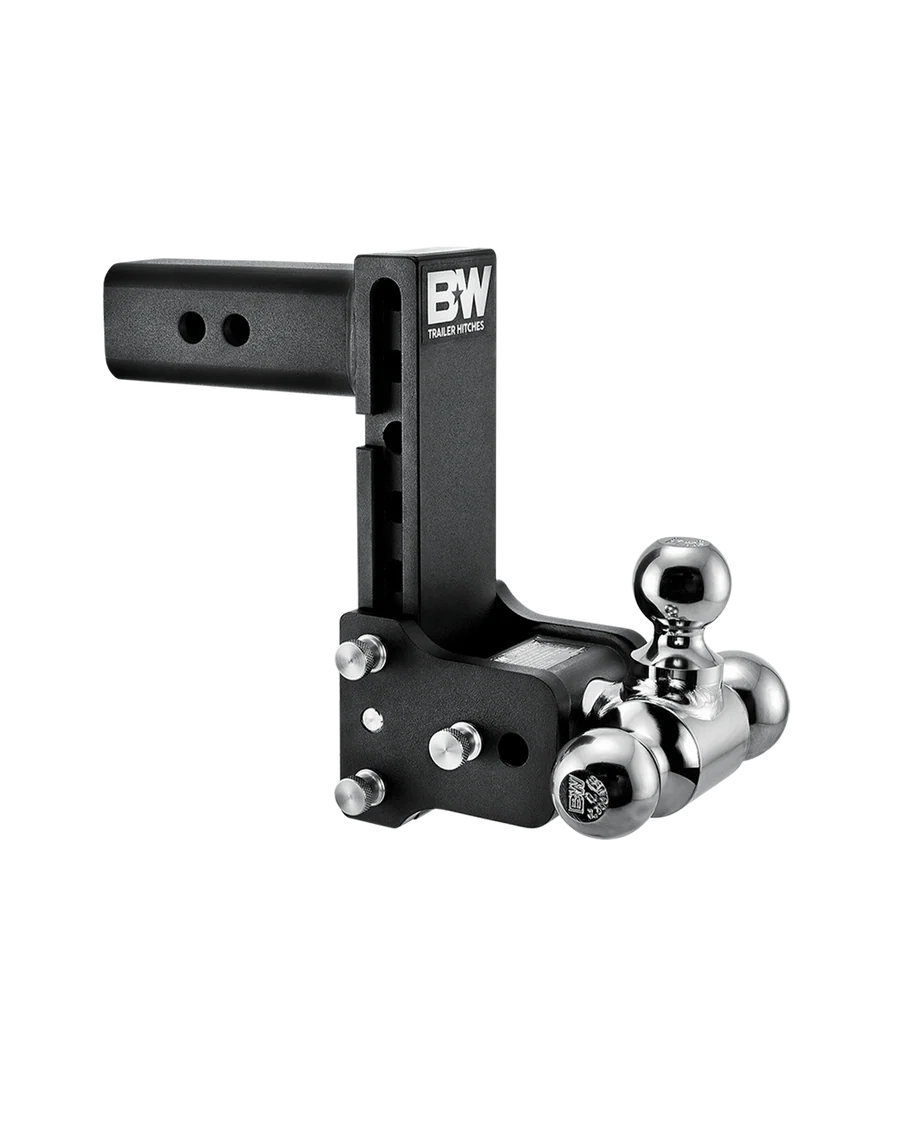 Tow and Stow 2 1 2 INCH 1 7 8in x 2in x 2 5 16in Tri-Ball 7in Drop 7 1 2in Rise