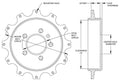 Wilwood Hat-Park Brake 2.01in Offset 5 x 4.72 - 12 on 10.75in