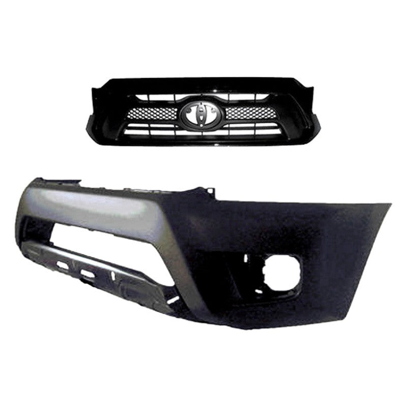 CAPA FRT BUMPER COVER XRUNNER; PRIME TOYOTA TACOMA 1213