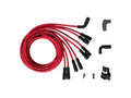 Super Conductor Spark Plug Wire Set Univ. Chevy Lt1 W/Straight Boot For Late Model GM Lt1 Engines Straight Lt1 Boots And Terminals Installed And 90 Degree Spark Plug Boots And Terminals Loose MSD Ignition