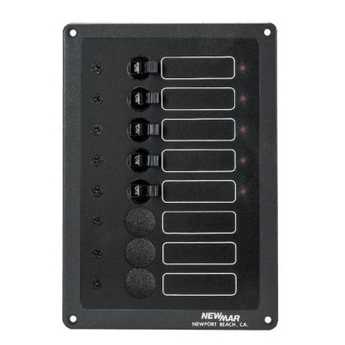 ACCY PANEL, DC, 8 POSITION,5 BRKERS