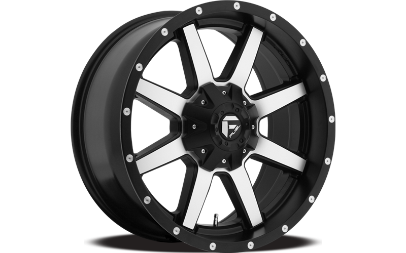 ~(56 lbs. 25X25X13)~ MAVERICK 22x10 6x135.00/6x139.70 MATTE BLACK MACHINED (-24 mm)