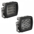 526 MODEL 12V LED WORK LIGHT W/BLACK HOUSINGPOLYCARBONATE LENS & SPOT BEAM PATTERN