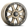 ITP Inertia Beadlock 15x7 / 4x156 BP / 40mm Offset Bronze w/ Black Ring Wheel