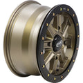 ITP Inertia Beadlock 15x7 / 4x156 BP / 40mm Offset Bronze w/ Black Ring Wheel