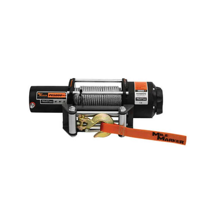 5000lb Winch w/Roller Fairlead & 12ft Remote