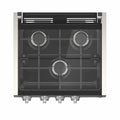 RANGE COOKTOP MATCH W/17IN & 21IN RANGE OVEN SS W/LED KNOBS (PAINTED SLVR) + WIRED GRILL + GLASS