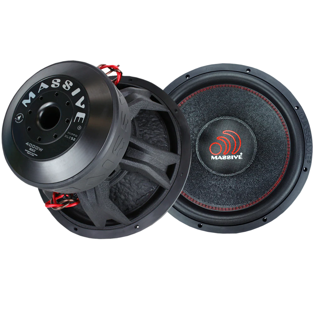 15IN 2000 WATTS RMS DUAL 2 OHM MEGA SUBWOOFER