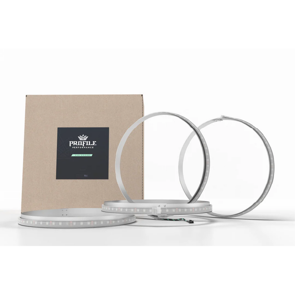 17IN RGBW PROFILE PIXEL WHEEL RINGS 4 PC SET