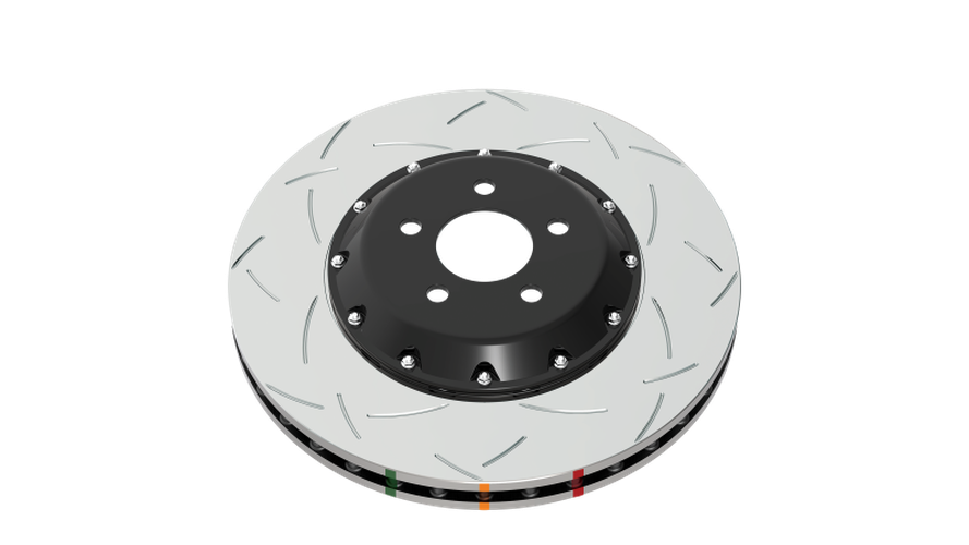 DBA 02-08 Porsche 911 GT2 (w/Iron Rotor) Front 5000 Series Slotted Ring
