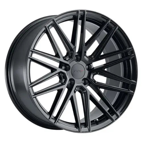 ~(32 lbs. 22X22X12)~ TSW PESCARA 20x10.0 5/112 ET25 CB66.56 GLOSS BLACK