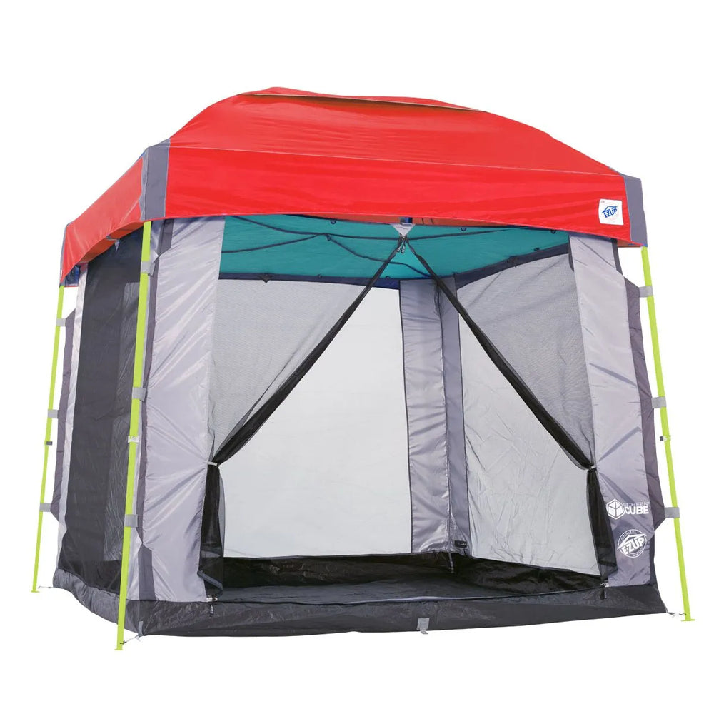 EZ UP CUBE MESH CANOPY SCREEN ROOM FITS 10FT X 10FT ANGLED LEG CANOPY