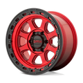 KM548 17X9 6X5.5 C-RED BLK-LP -12MM