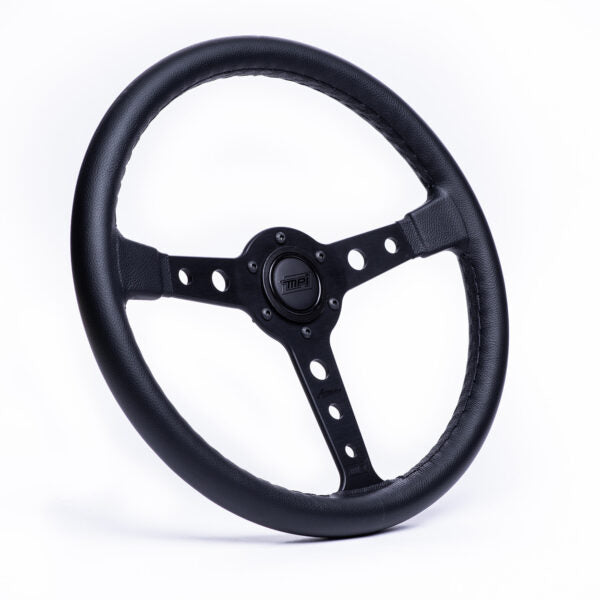 Drag Steering Wheel 13in Suede Pad Switch Holes