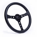 Drag Steering Wheel 13in Suede Pad Switch Holes