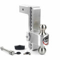 Weigh Safe 180 Hitch 10in Drop Hitch & 2.5in Shank (10K/18.5K GTWR) w/WS05 - Aluminum