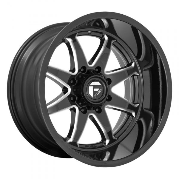 D749 22X12 5X5.0 GL-BLK-MIL -44MM