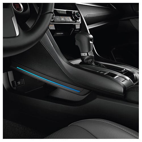 Genuine Honda 2016-2021 Civic Console Illumination Lighting Blue