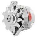 ALT JEEP UPGRADE CHROME 150A 1V PULLEY 1 WIRE MOTOROLA REPLACEMENT 1IN MTG FLANG